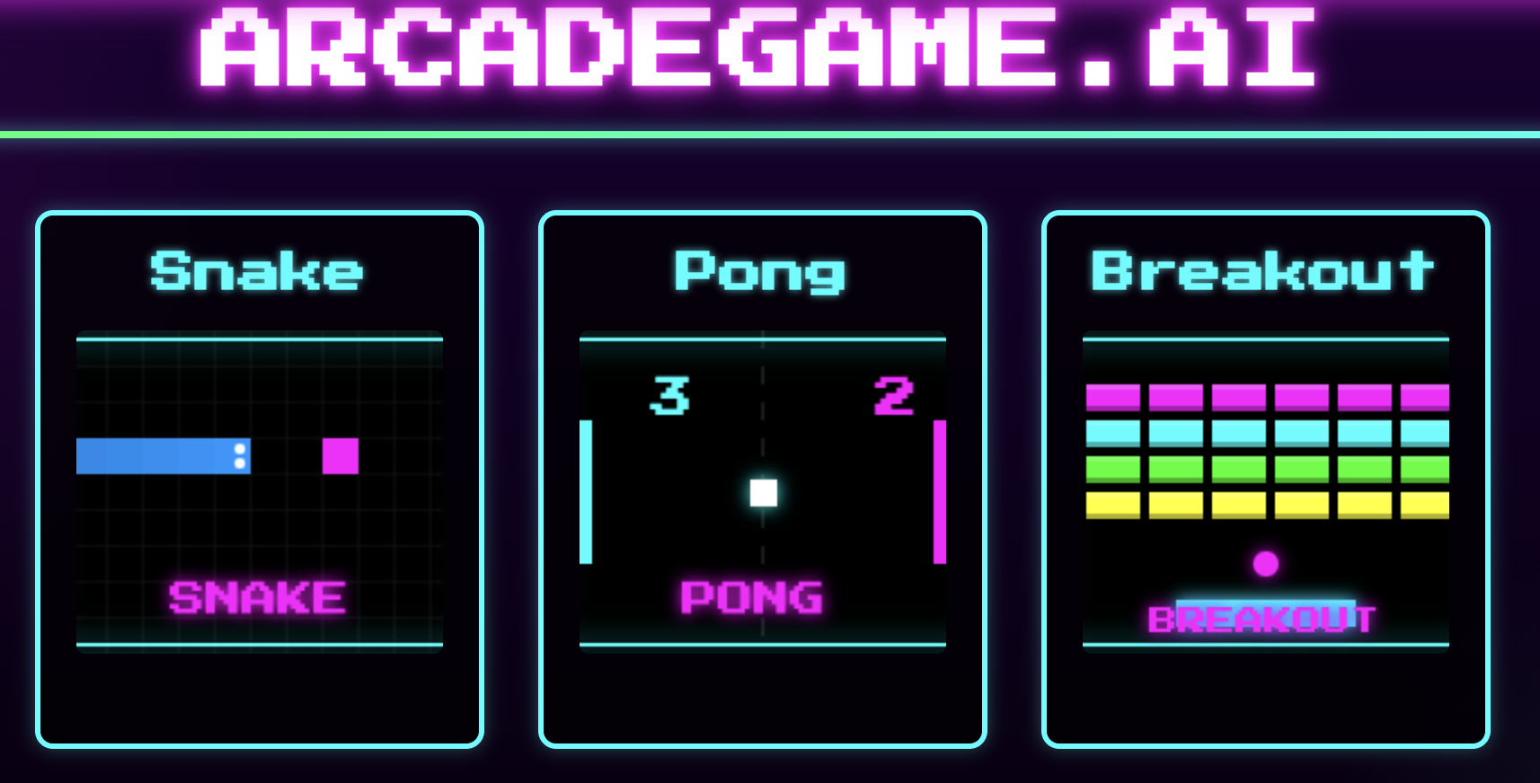 Arcadegame.ai